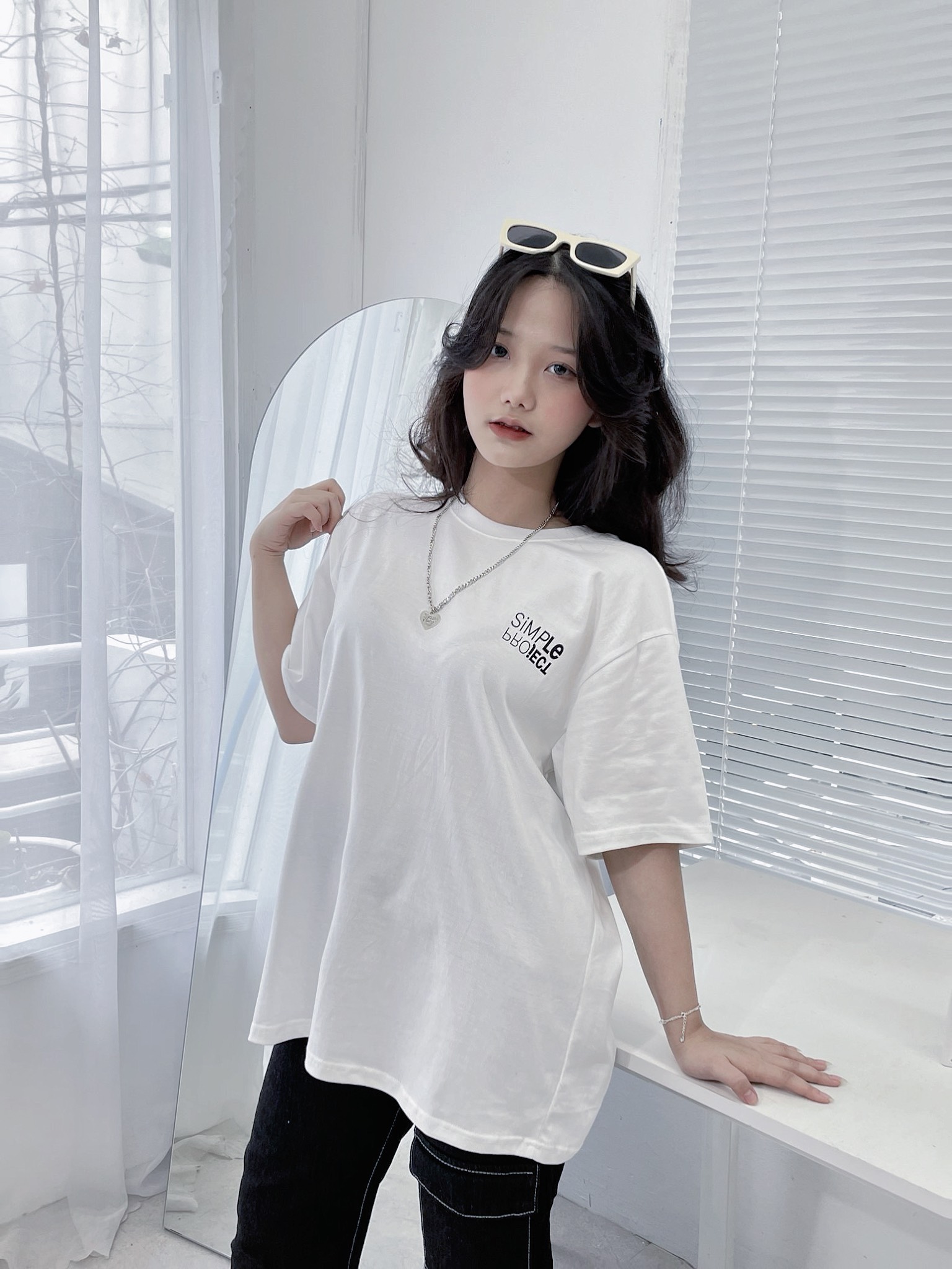 Áo Phông Unisex Form Rộng, Áo Oversize Cho Nam và Nữ Simple Project Chất Liệu 100 Cotton 2 Chiều 250gsm - Cest Simple