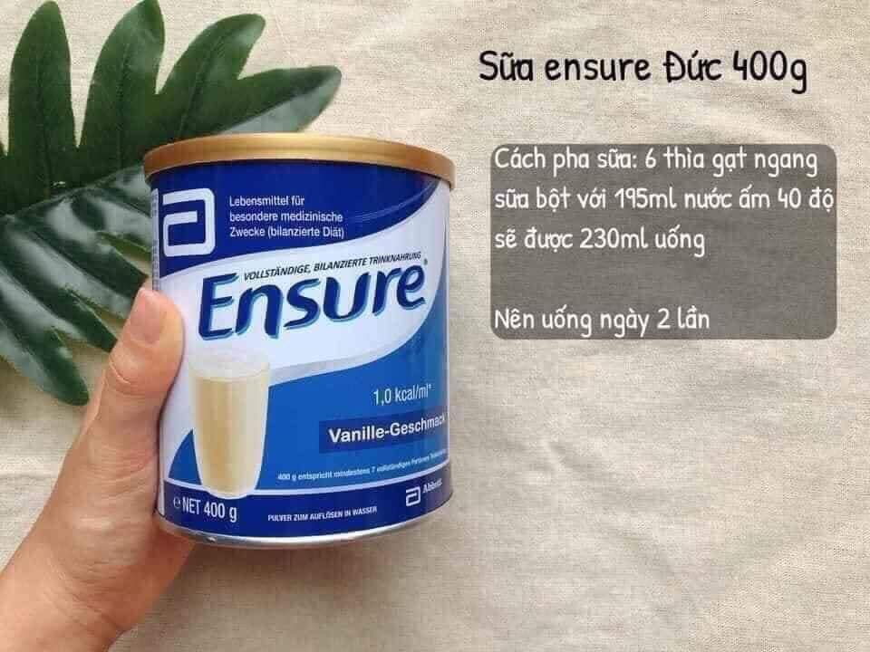Sữa Bột Ensure Đức 400g (Hàng Đức)