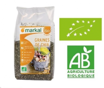 Hạt Chia Hữu Cơ Markal 250g