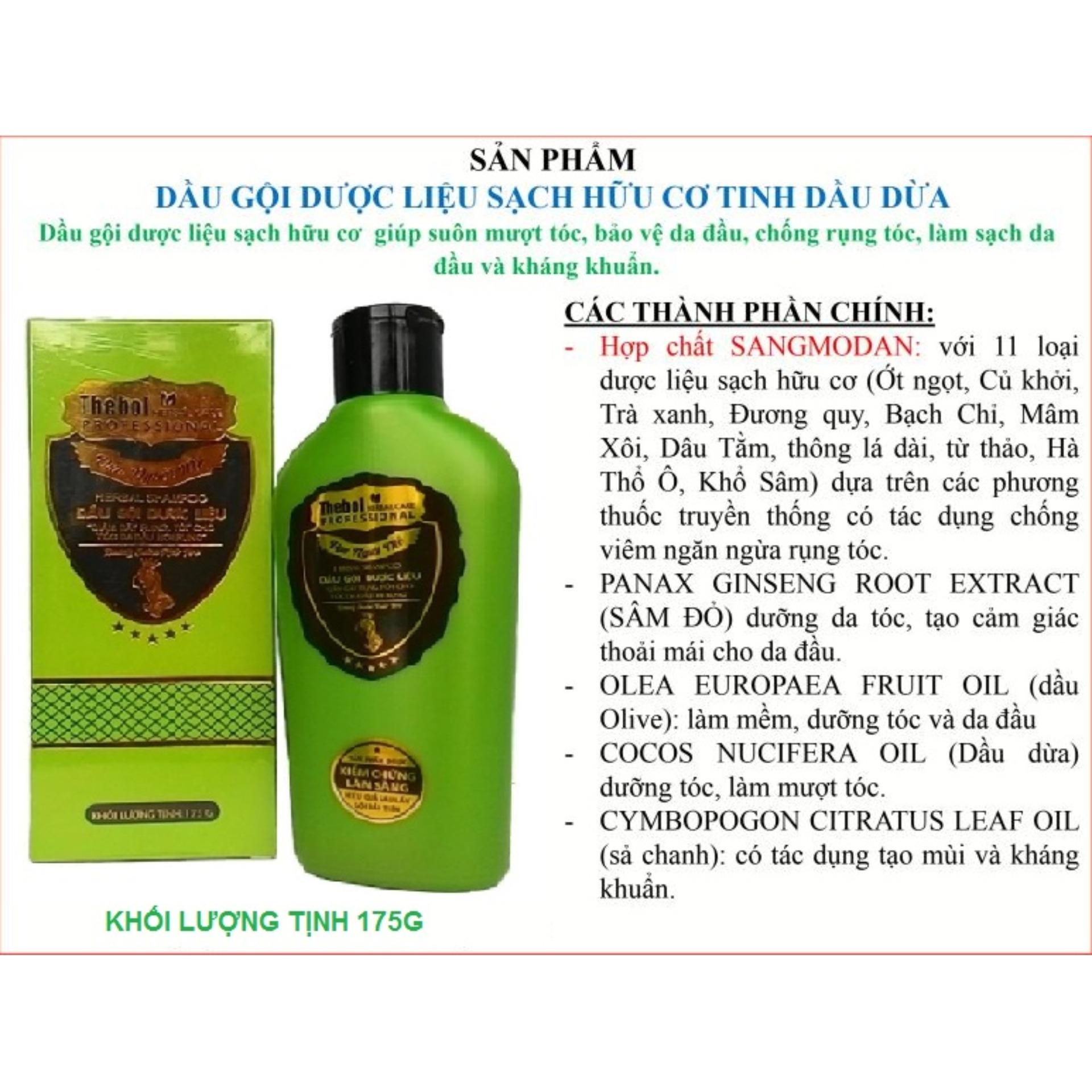 combo 2 chai dầu gội Thebol