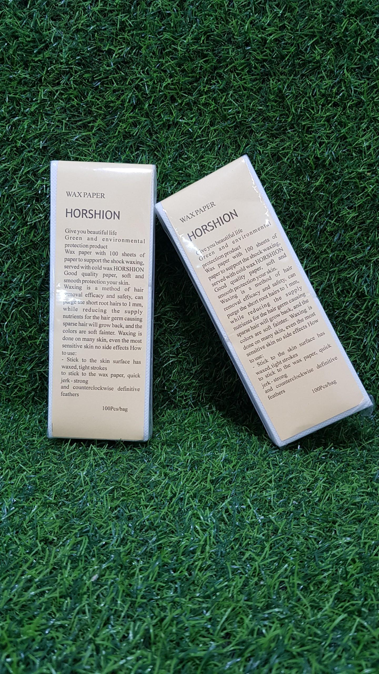 [HCM]Giấy wax lông Horshion 100 tờ