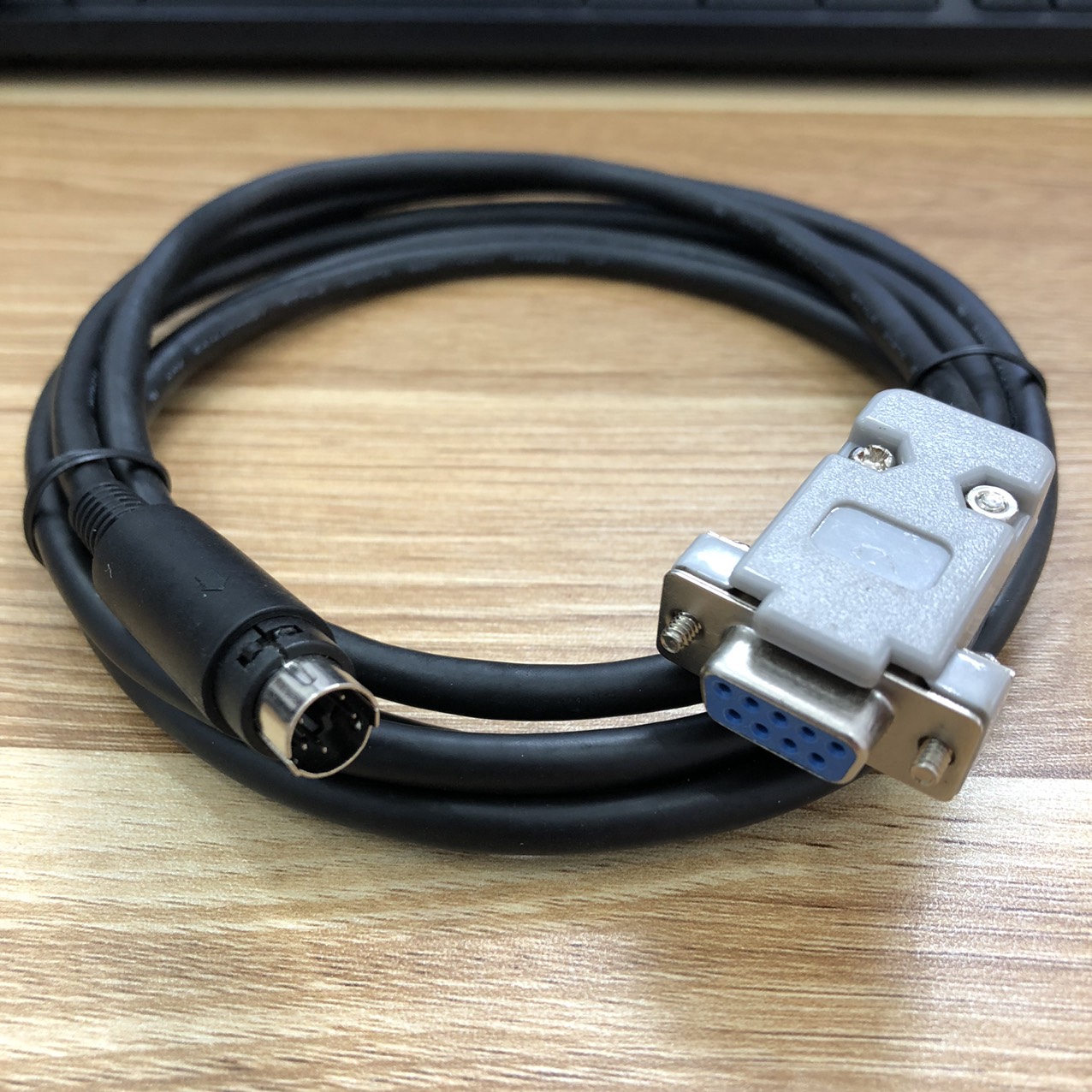 Cáp lập trình afc8513 mini din 5 pin male to rs232 female dùng cho plc panasonic nail fp0\fp2\fp-m\fp-x\fp-e\fp-g series connect computer/hmi dài 1.8m
