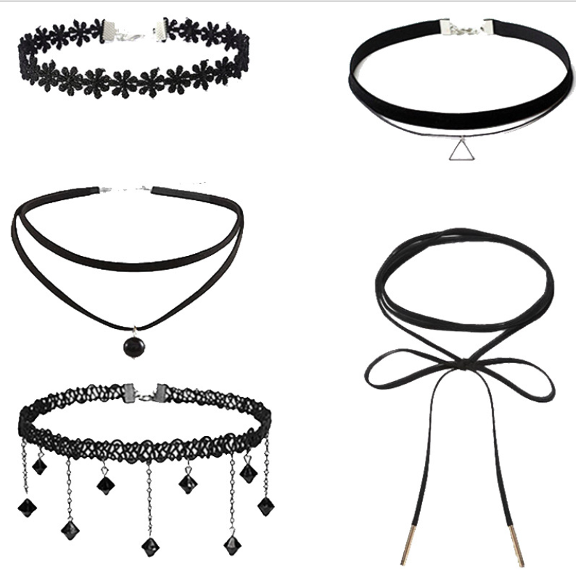 [HCM]Combo 10 vòng cổ choker siêu cá tính