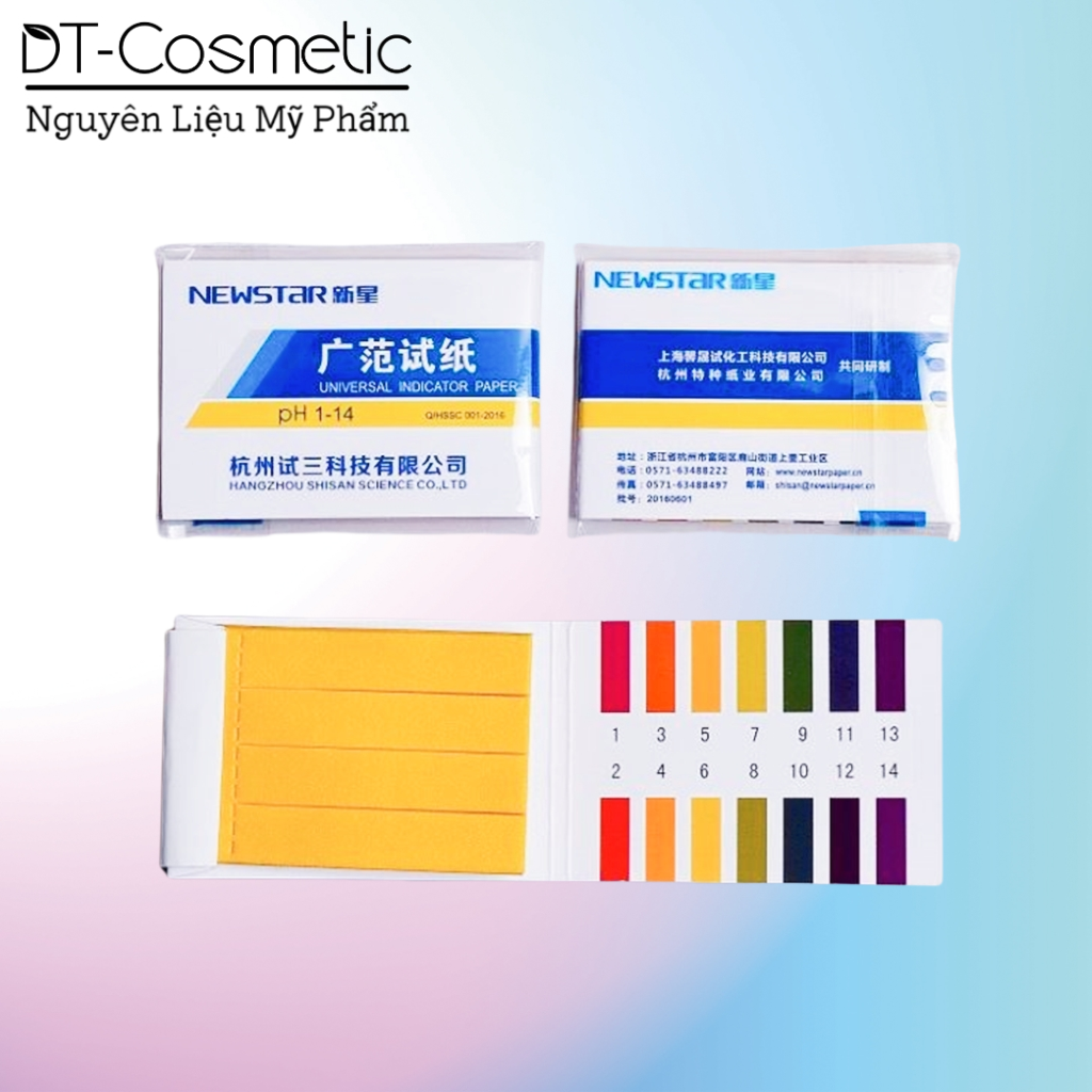 1 tệp giấy quỳ đo ph mỹ phẩm, thí nghiệm