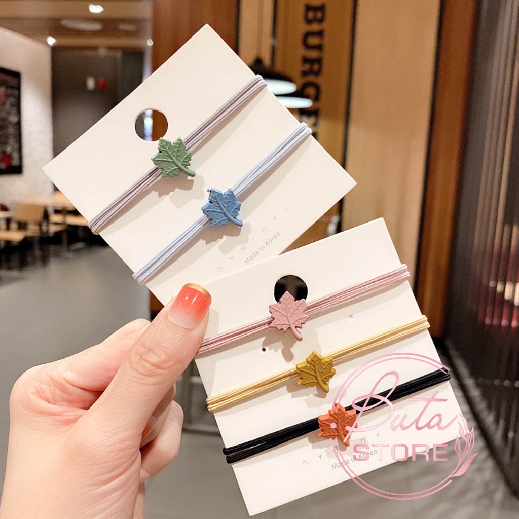 Dây Buộc Tóc Thun Hình Chiếc Lá Buta CT31