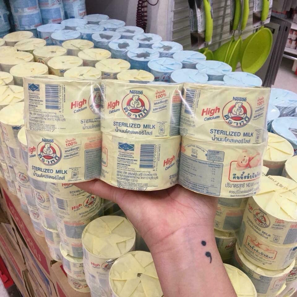 Lốc 12 hộp sữa gấu Thái lan