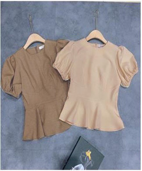 [HCM]ÁO CỔ TRÒN PEPLUM
