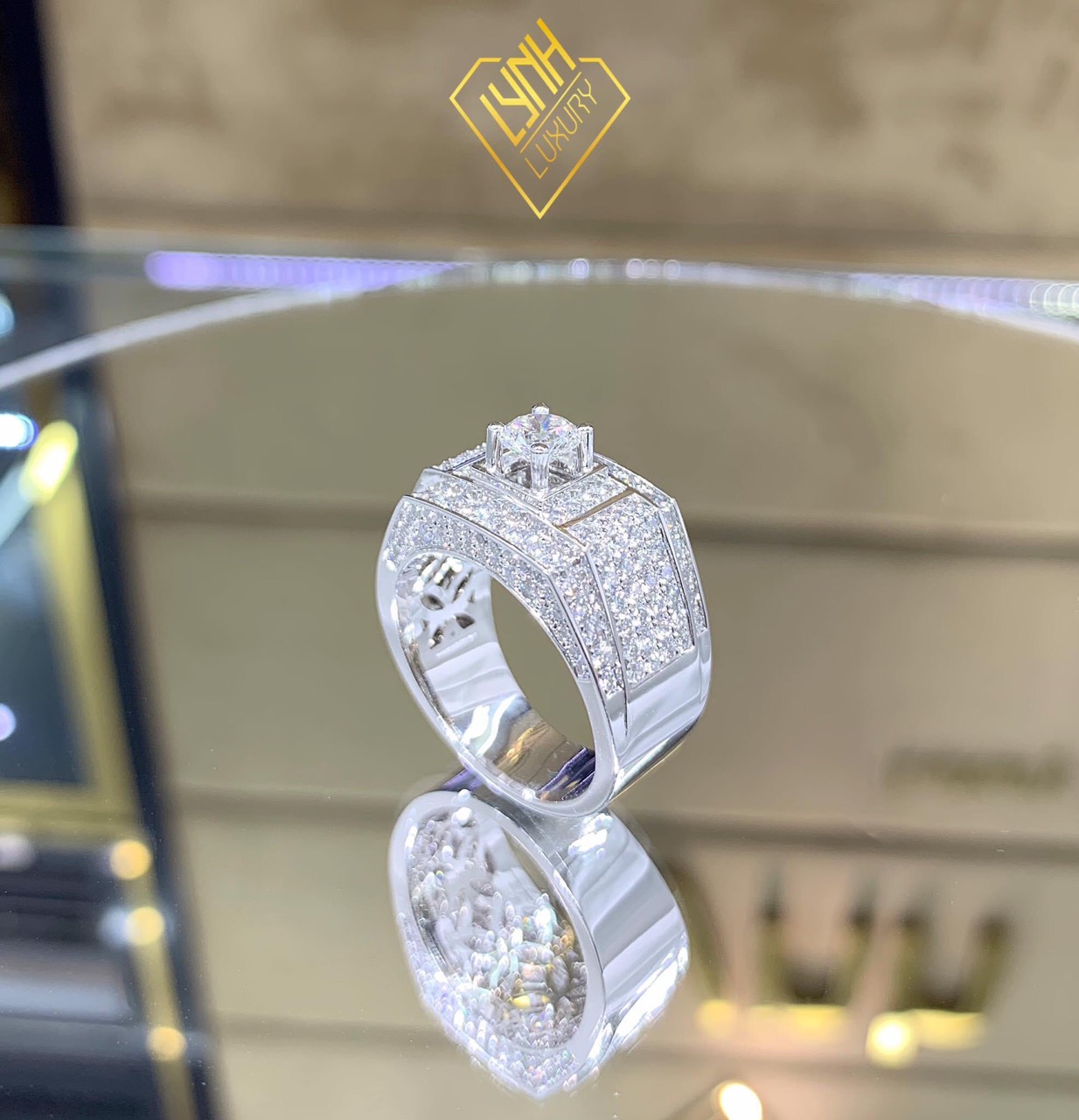 Nhẫn kim cương nam - Giá Tốt, Miễn Phí Vận Chuyển, Đủ Loại | Shopee Việt Nam