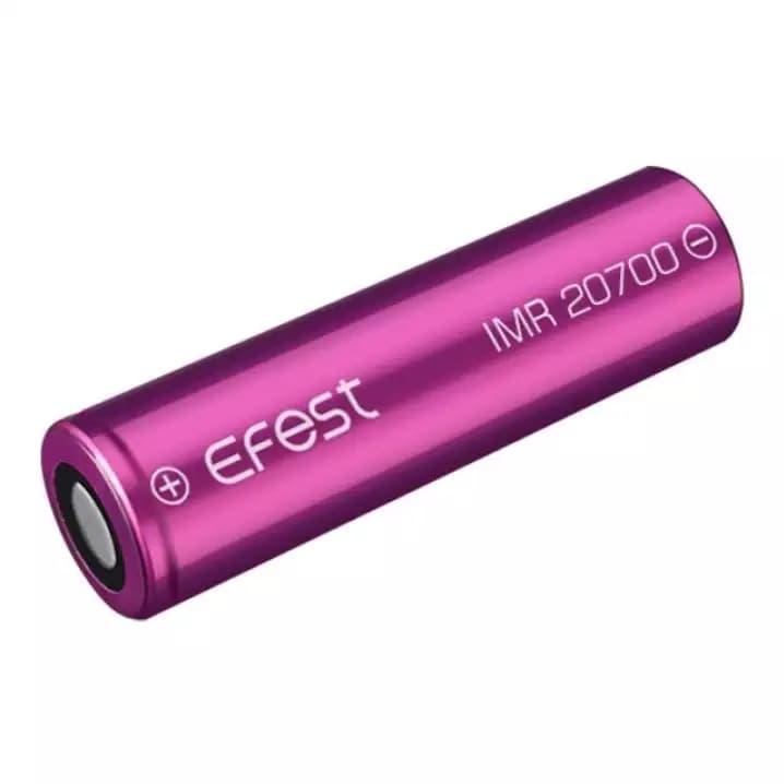Pin sạc Efest IMR 20700 3000mAh 30A flat top battery