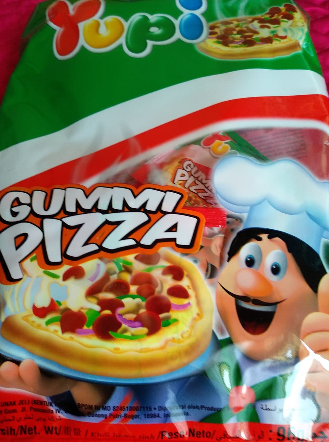 Kẹo Yupi Gummi Pizza (96g)