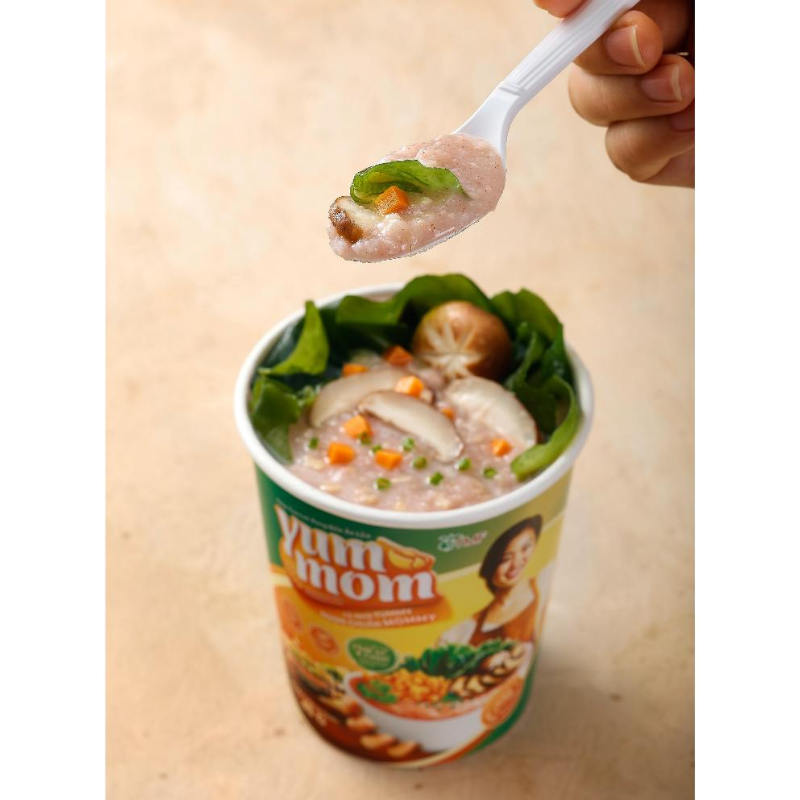 Cháo gạo lứt rong biển ly