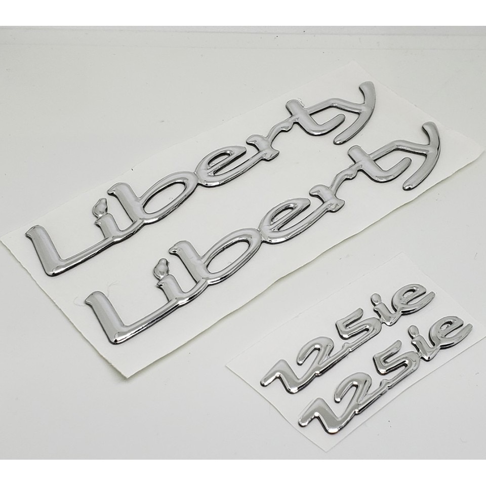 TEM XE VESPA LIBERTY 125ie BẠC , ĐEN