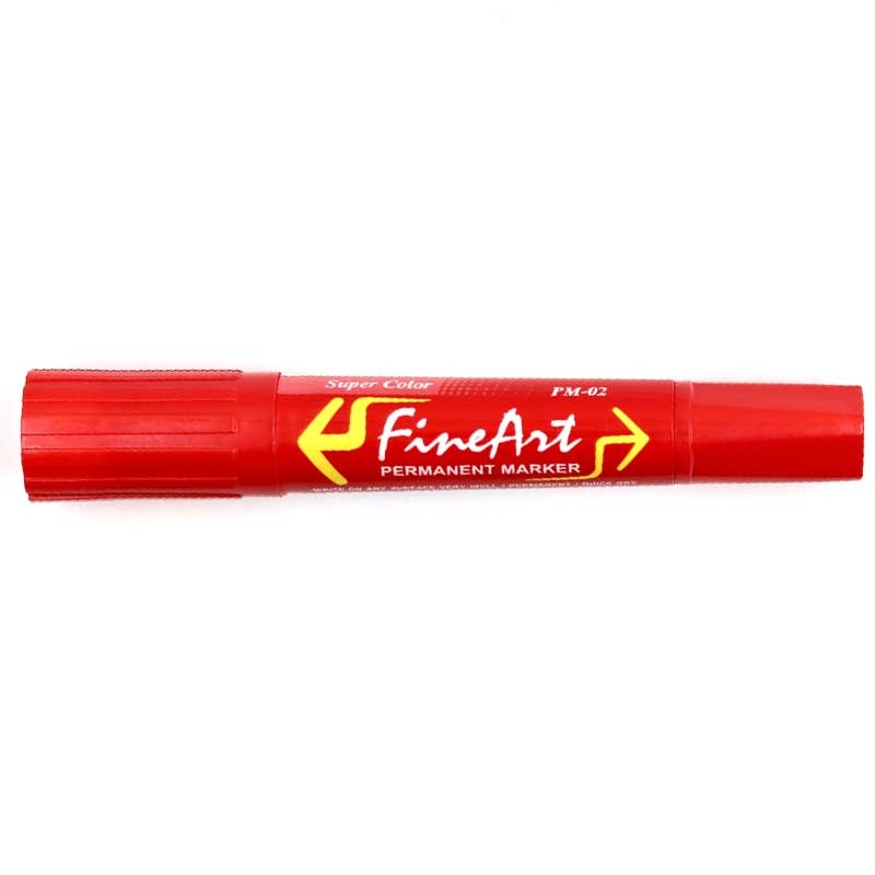 Bút Lông Dầu Queen PM-02 - Mẫu 1 - Mực Đỏ