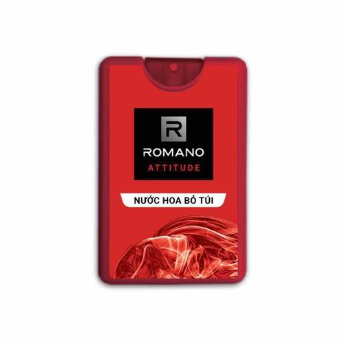[HCM]Nước hoa bỏ túi Romano Attitude nồng ấm quyến rũ 18ml