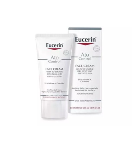 EUCERIN ATO CONTROL FACE CREAM 50ML - Kem dưỡng da cho dị ứng