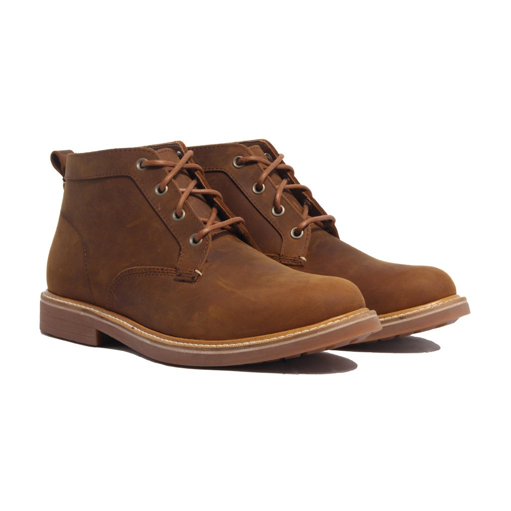 Giày Bốt Nam Banuli Da Bê Italian Chuckka Boots  B3CK1 (Da Itali Mềm Dẻo, Đế Kháng Trượt, Bảo Hành Trọn Đời)