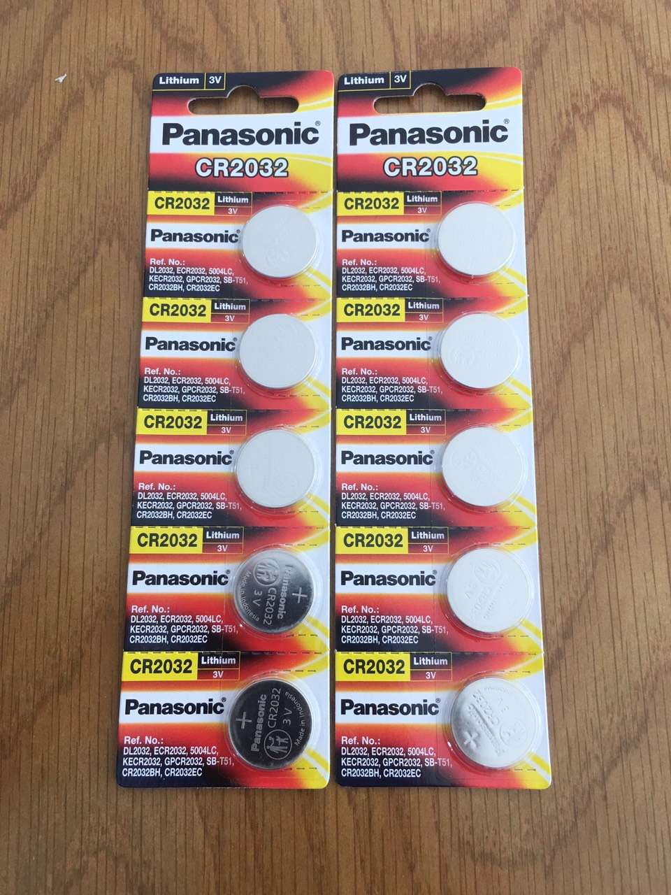Pin nút Panasonic 3V CR-2032 (Vỉ 5 viên) - Chính Hãng