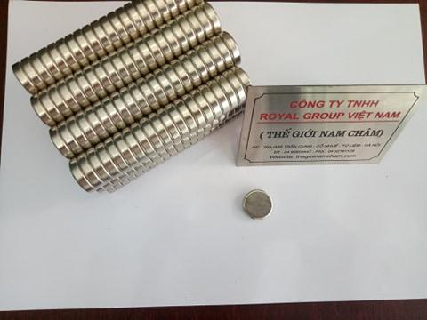 Combo 10 viên Nam châm đất hiếm 15x5mm