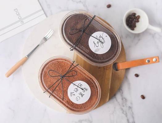 Set 5 hộp oval đựng bánh lạnh (Tiramisu, Panna Cotta, Pudding, bánh flan)