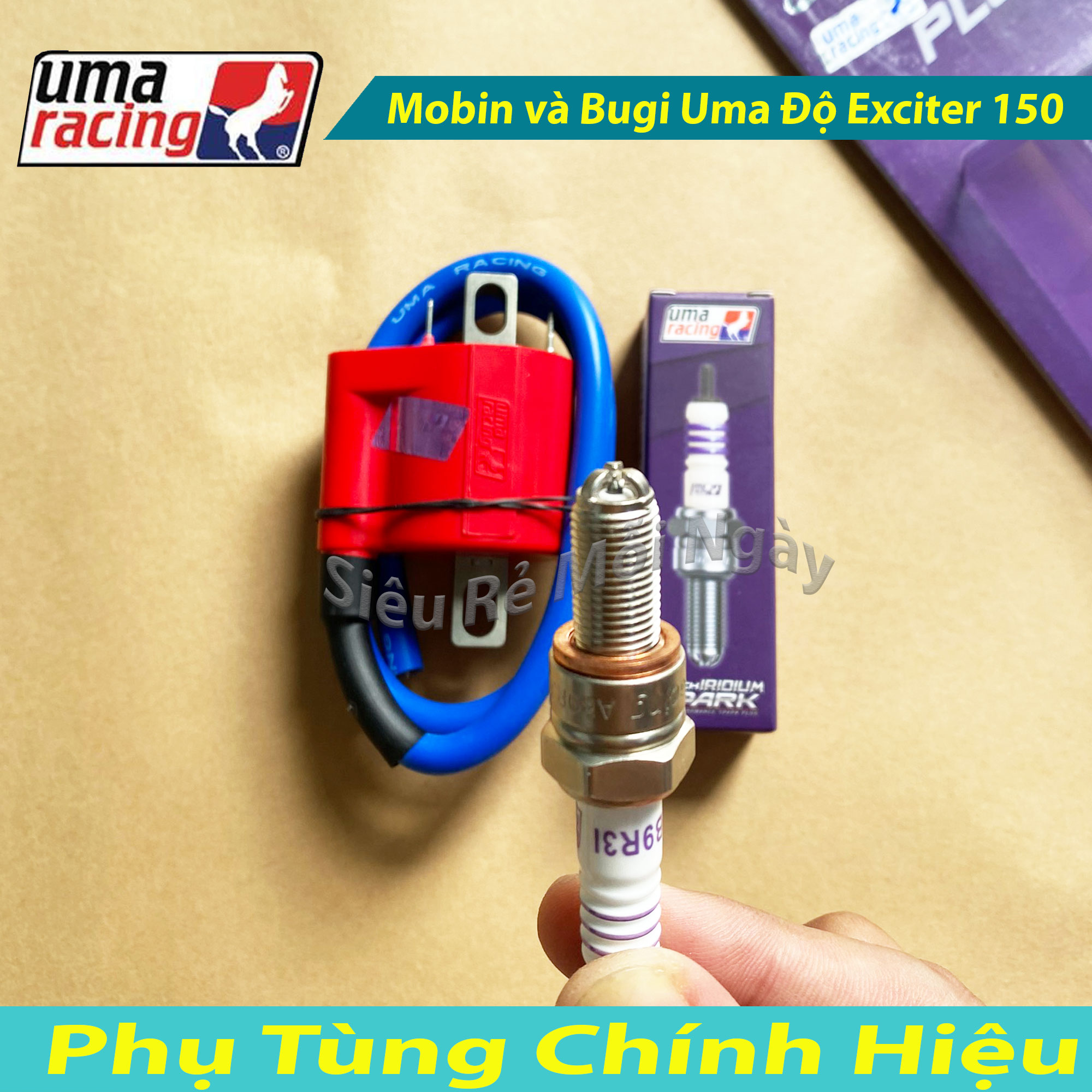 Combo Mobin sườn Fi và Bugi Uma Độ Exciter 150, Satria, Raider Fi, NVX