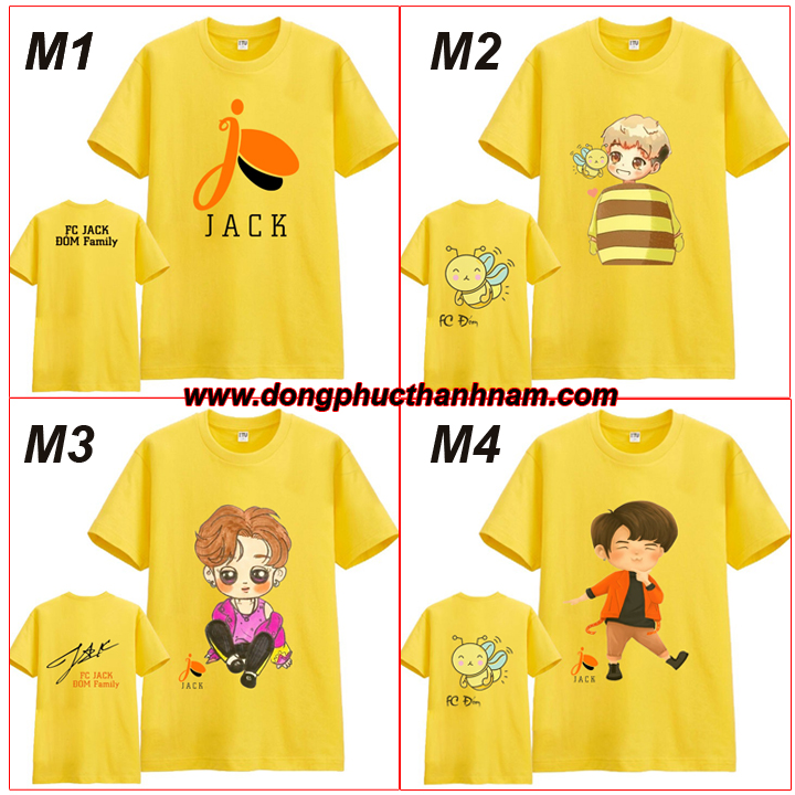 áo Jack màu vàng, áo phông  J97 màu vàng, áo thun Trịnh Trần Phương Tuấn J 97