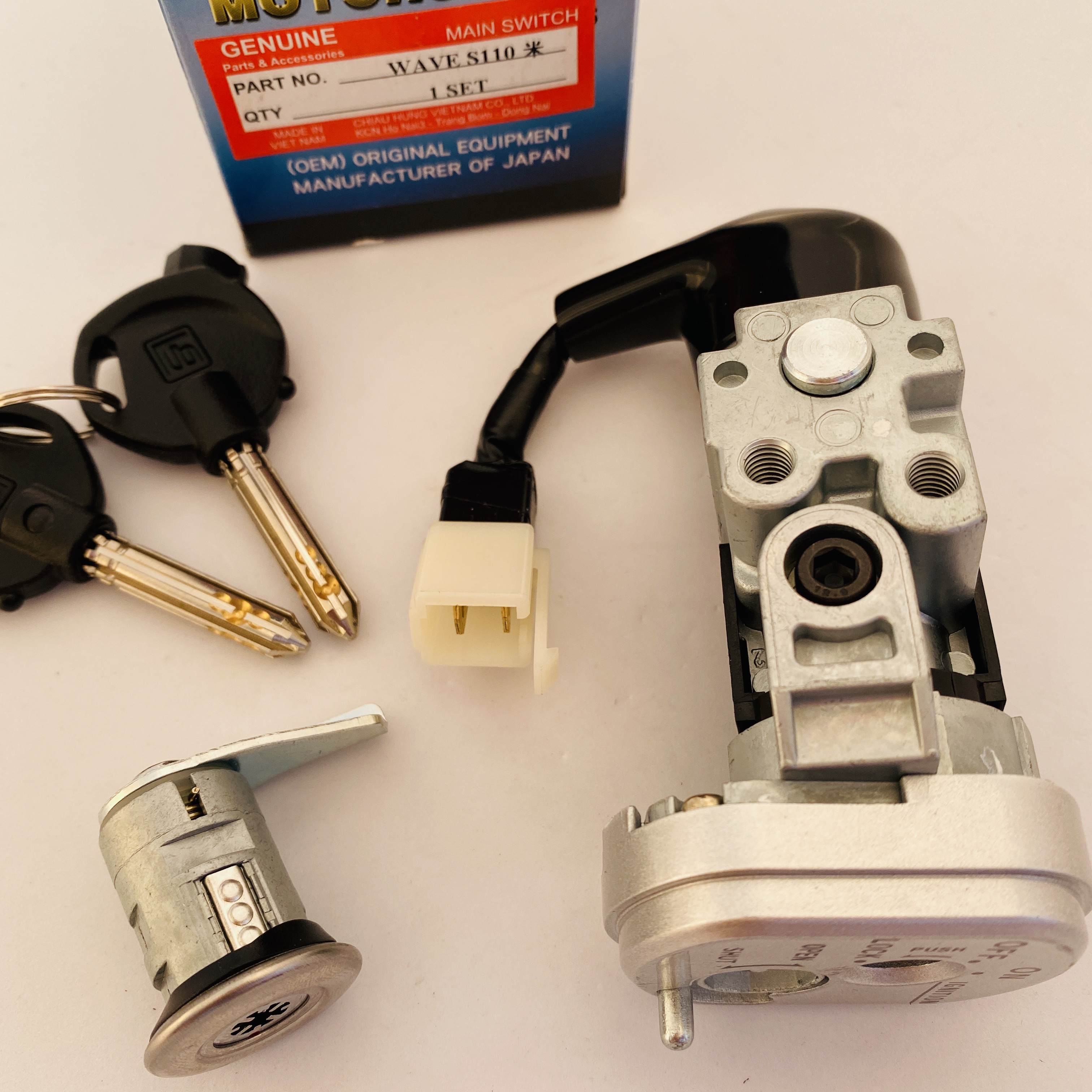 Ổ Khóa Từ 8 cạnh Honda Wave S110
