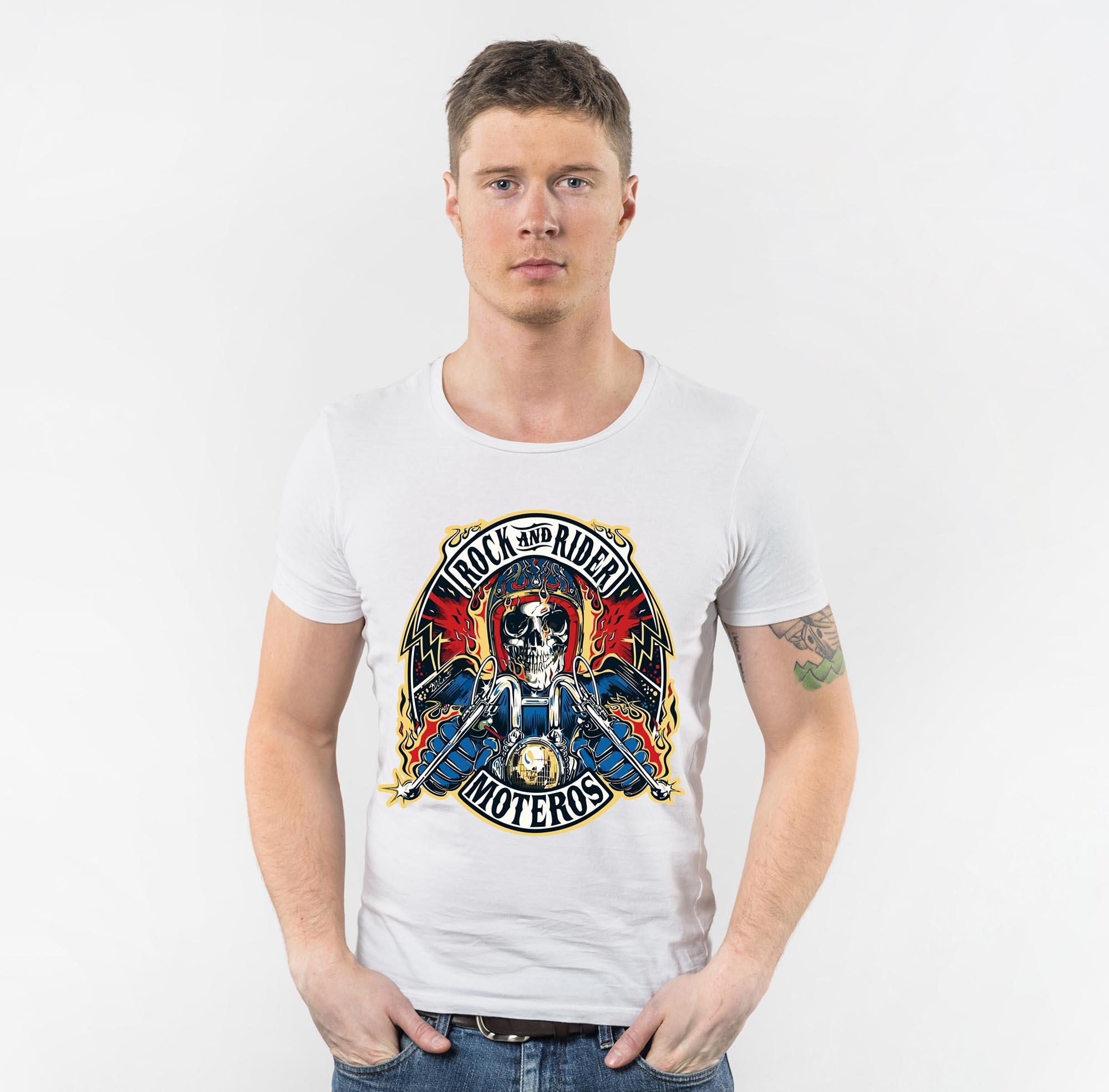 [HCM]Áo thun giá rẻ in hình biker siêu đẹp