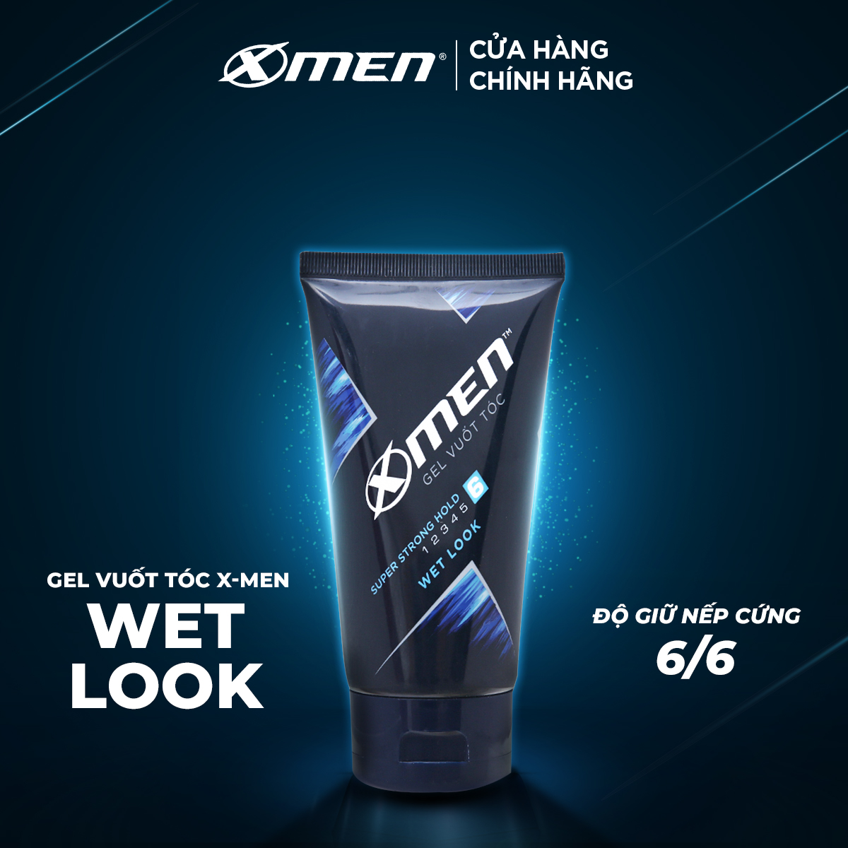 Gel vuốt tóc X-men Siêu cứng và bóng tóc 150g