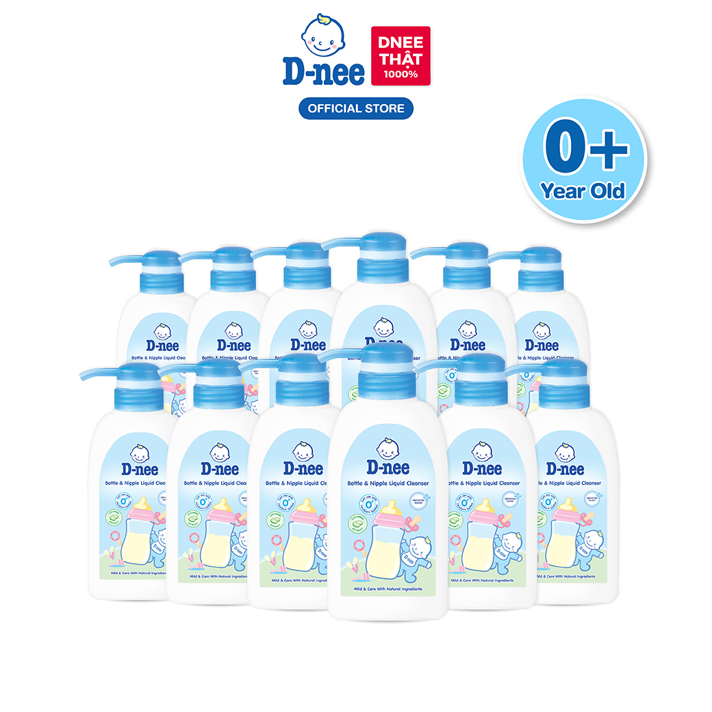 Combo 12 Nước rửa bình sữa D-nee 500 ML