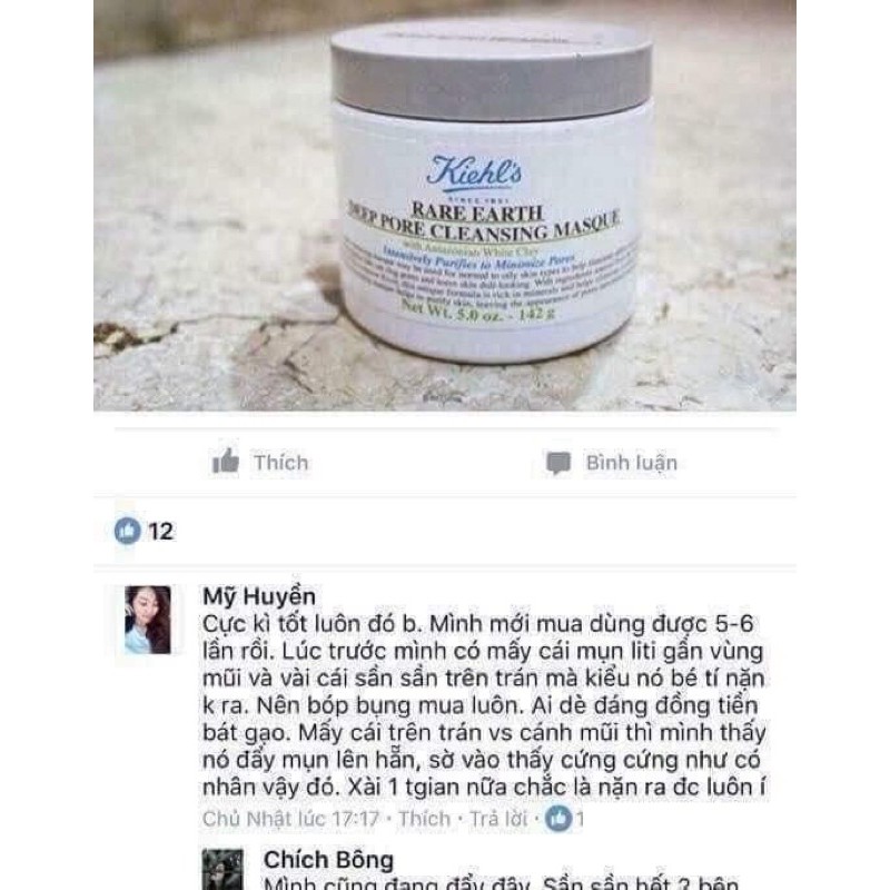 Mặt Nạ Đất Sét KEO Rare Earyh Deep Pore Cleansing Masque