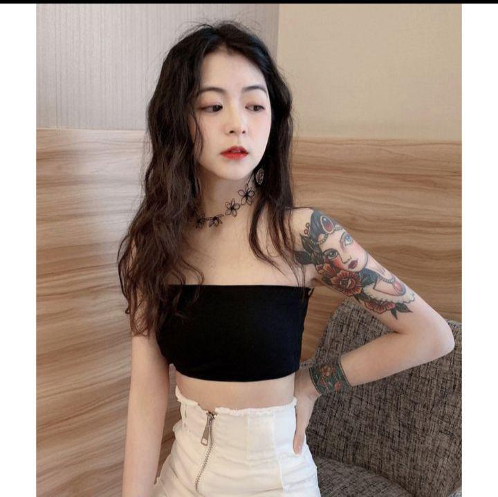 Áo ống croptop thun gân sexy 11221