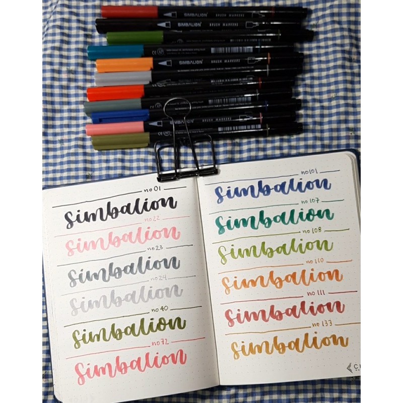 [HCM]P1-Bút Cọ 2 Đầu Simbalion Dual Brush Pen