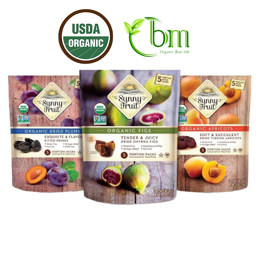 Mơ sấy hữu cơ cho mẹ và bé - Sunny Fruit
