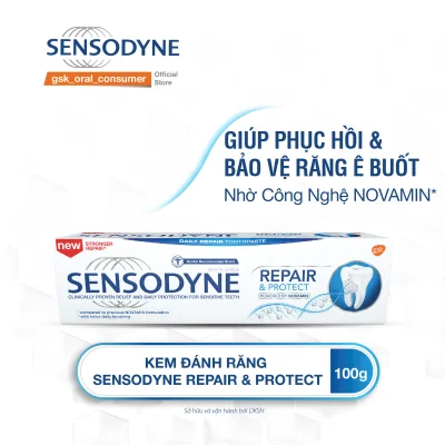 Kem đánh răng Sensodyne Repair & Protect Original 100g