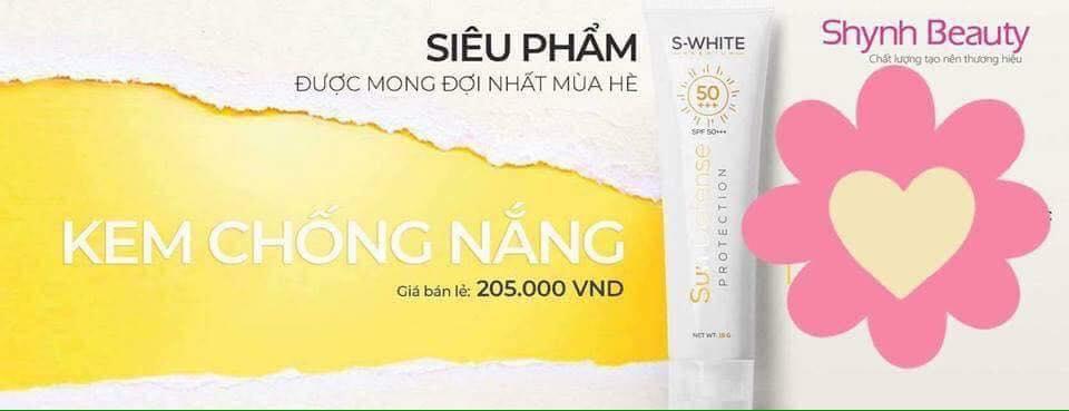 KEM CHỐNG NẮNG S-WHITE PREMIUM 15G