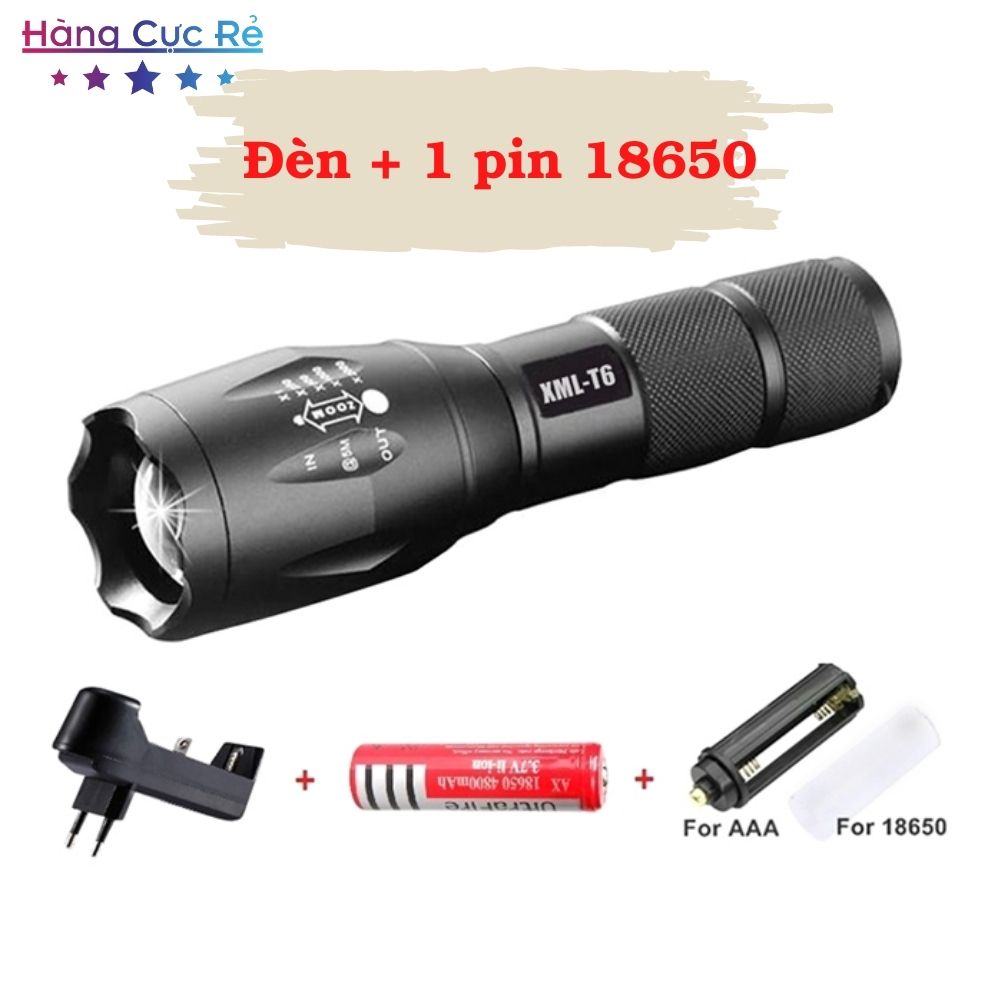 Đèn pin cầm tay siêu sáng Rp6000 siêu sáng