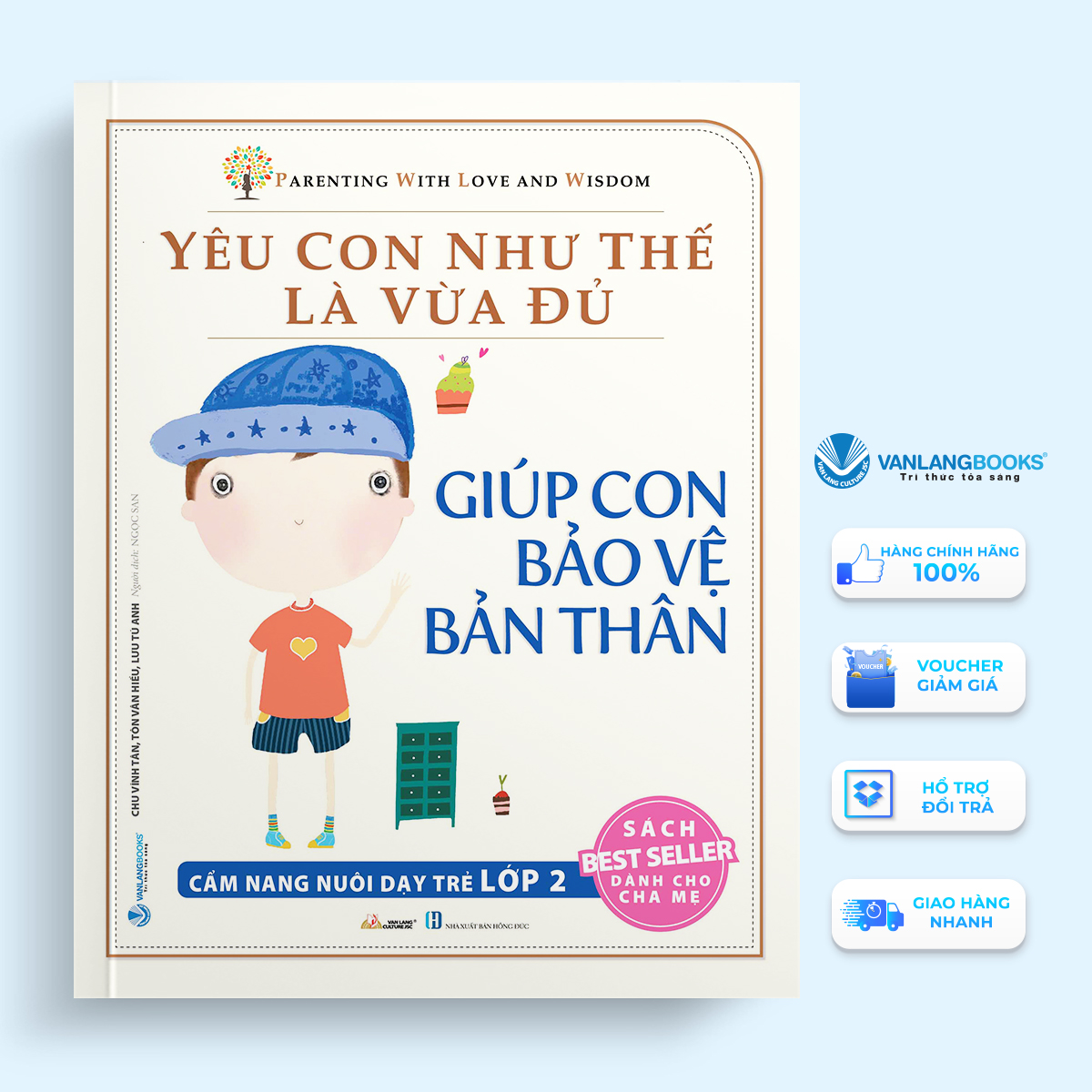 Sách giúp con bảo vệ bản thân-bộ yêu con như thế là vừa đủ - vanlangbooks