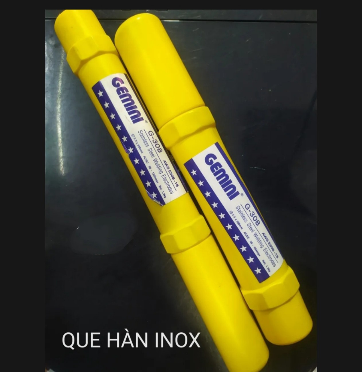 Cây que hàn inox 2.5mm gemini chính hãng