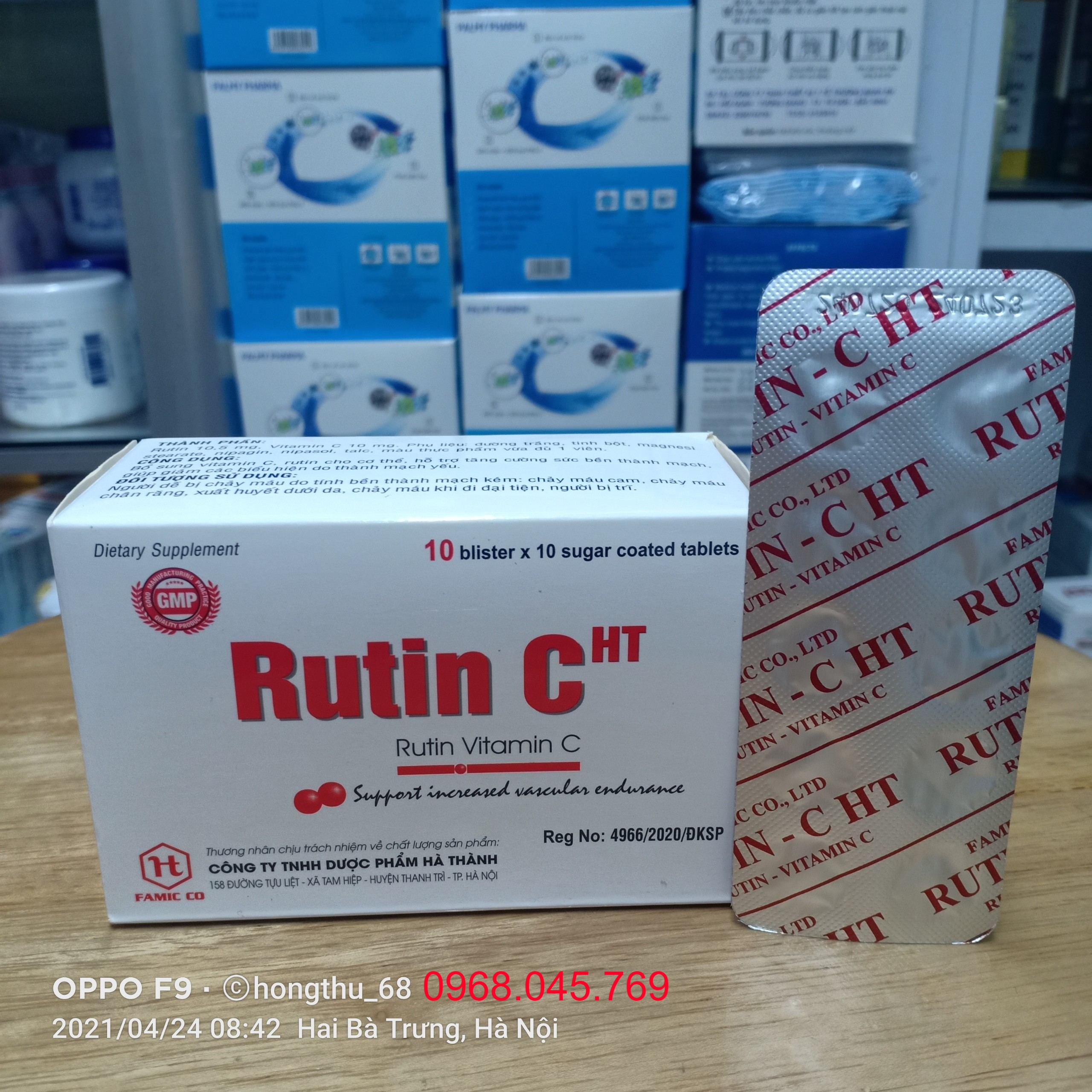 Rutin C hộp 100 viên