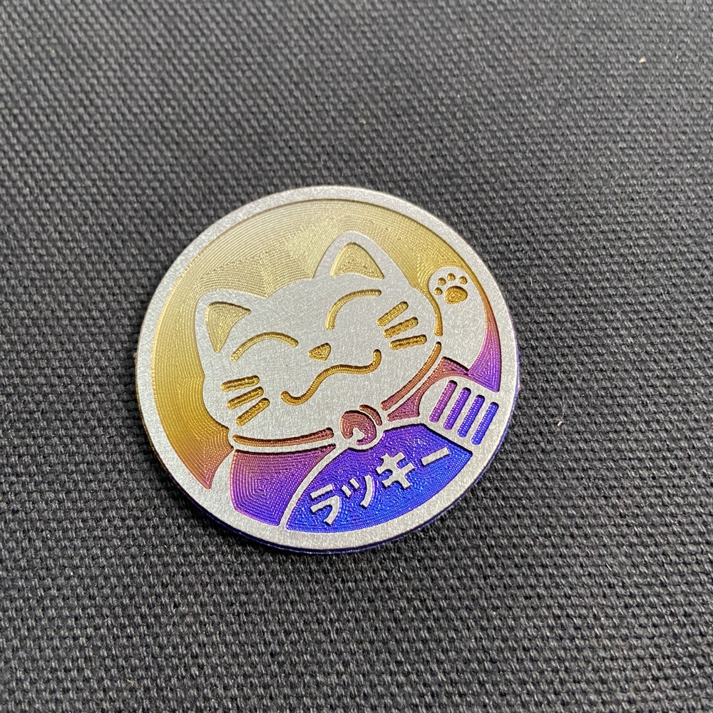 [HCM][HÀNG LOGO MÈO] TEM TITAN MÈO THẦN TÀI LỚN TRANG TRÍ CHO NHIỀU DÒNG XE MÁY KEO 3M SIÊU DÍNH (CHẤT LIỆU TITAN 100%)