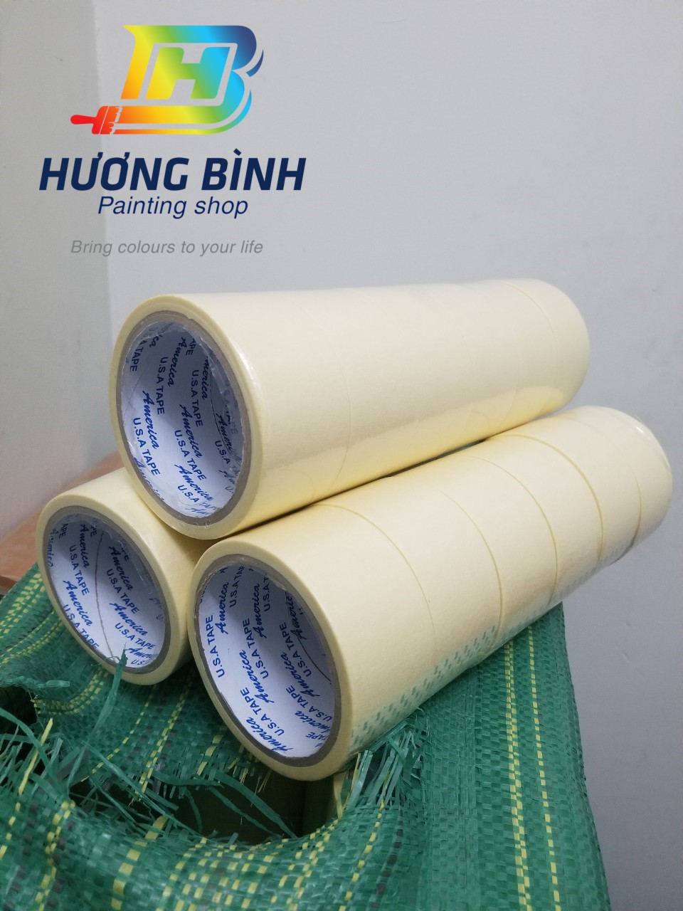 Băng keo giấy 48mm ( lốc 6 cuộn)