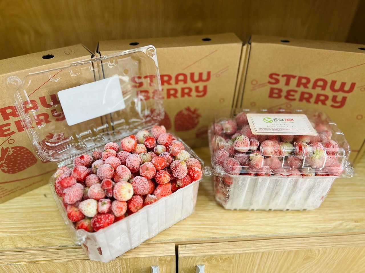 [Hcm] Frozen Japanese Sachi Strawberries - for Making Ice Cream, Cakes, Jams, Smoothies