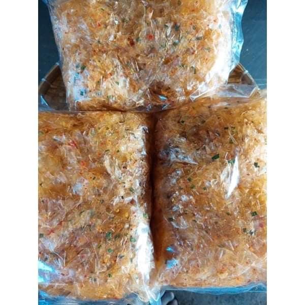 Bánh tráng tôm sa tế tỏi sợi [ Bịch 70gr ]