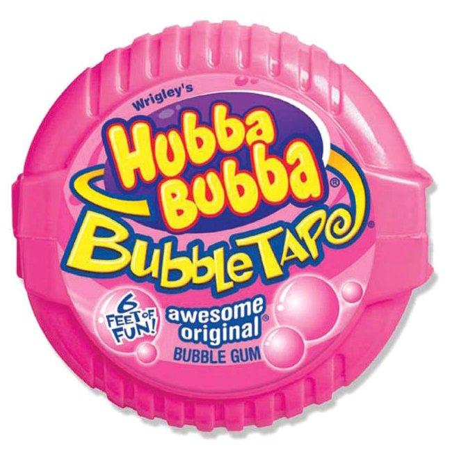 Kẹo Gum Cuộn Wrigley's Hubba Bubba Original Bubble Gum Tape 56.7g - Awesome Original