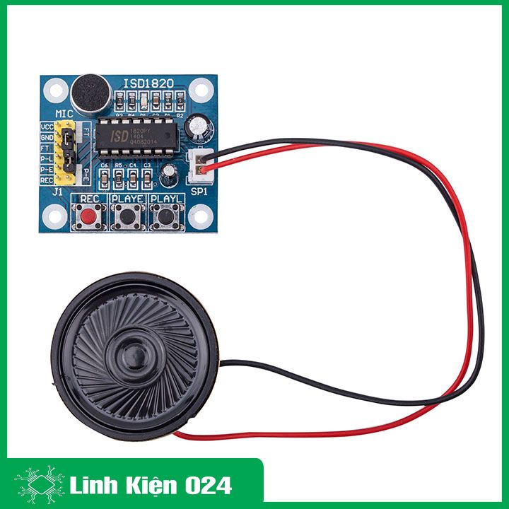Module ghi âm ISD1820 V2 thu phát âm thanh