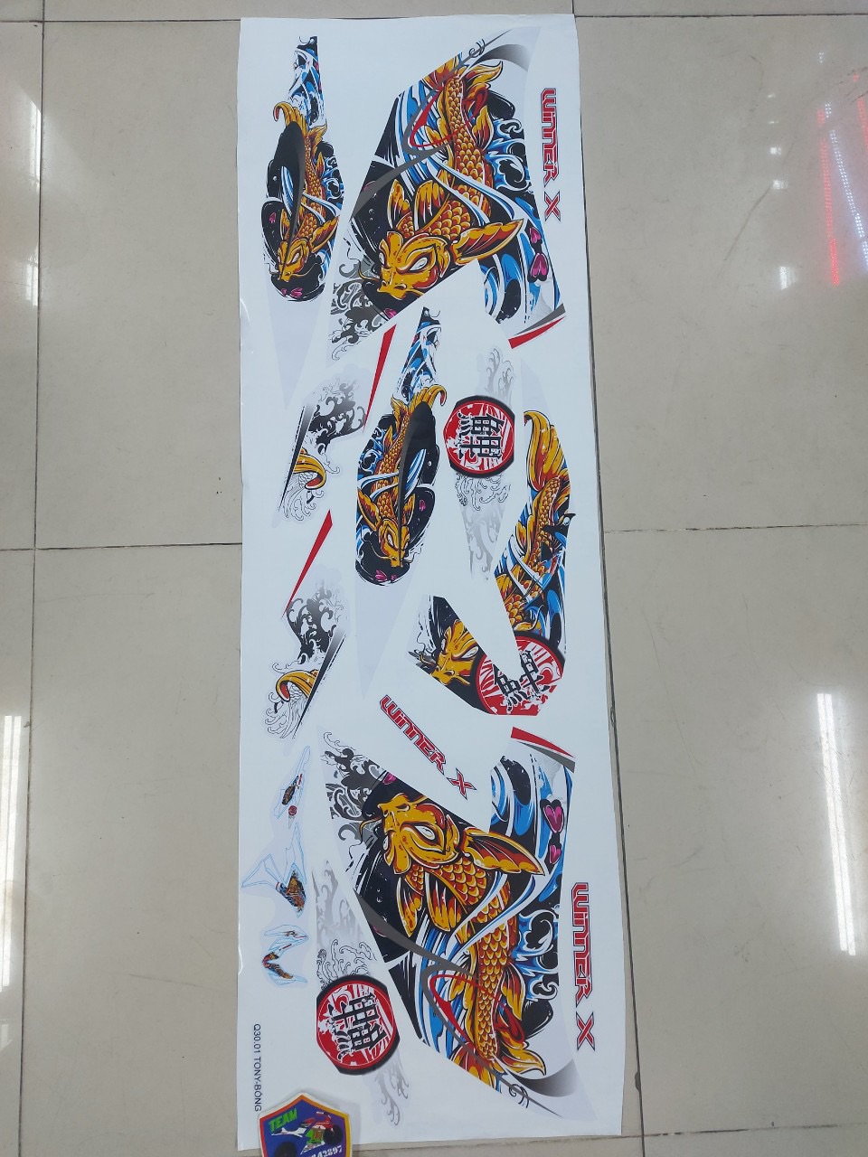 [HCM]Tem rời cá chép winner X 3 lớp cao cấp