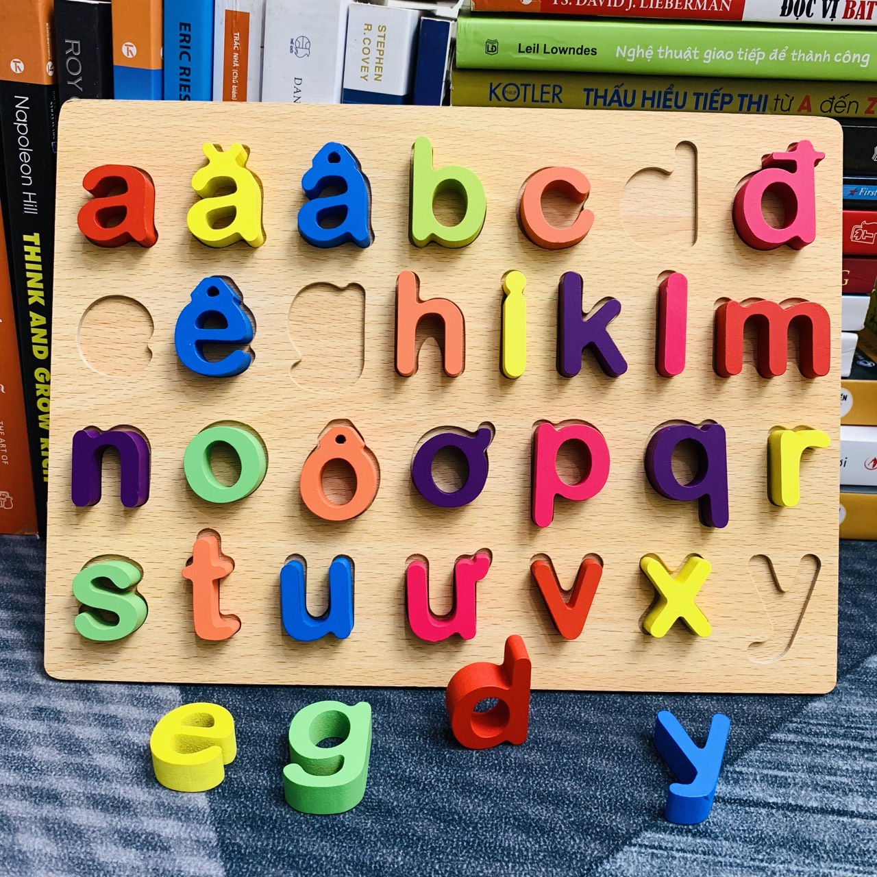 Combo 2 Bảng Ghép Chữ Cái Và Số Cho Bé, Đồ Chơi Gỗ Thông Minh, Bảng Học Cho Trẻ Em, Thúc Đẩy Khả Năng Học Hỏi Tư Duy, Kích Thích Tính Tò Mò Sáng Tạo