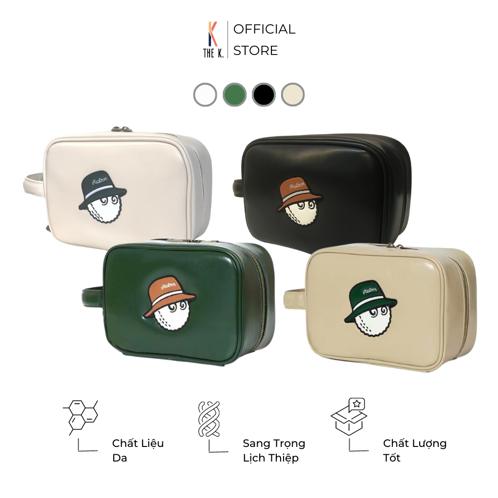 Túi Golf Cầm Tay Bằng Da Cao Cấp - Pouch Bag