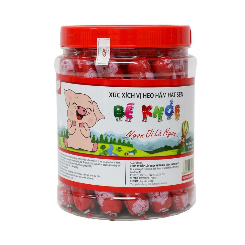 Xúc xích tiệt trùng Bé khỏe 50 cây