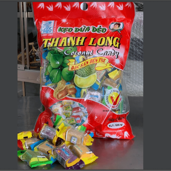 Kẹo Dừa Thập Cẩm Thanh Long 500g